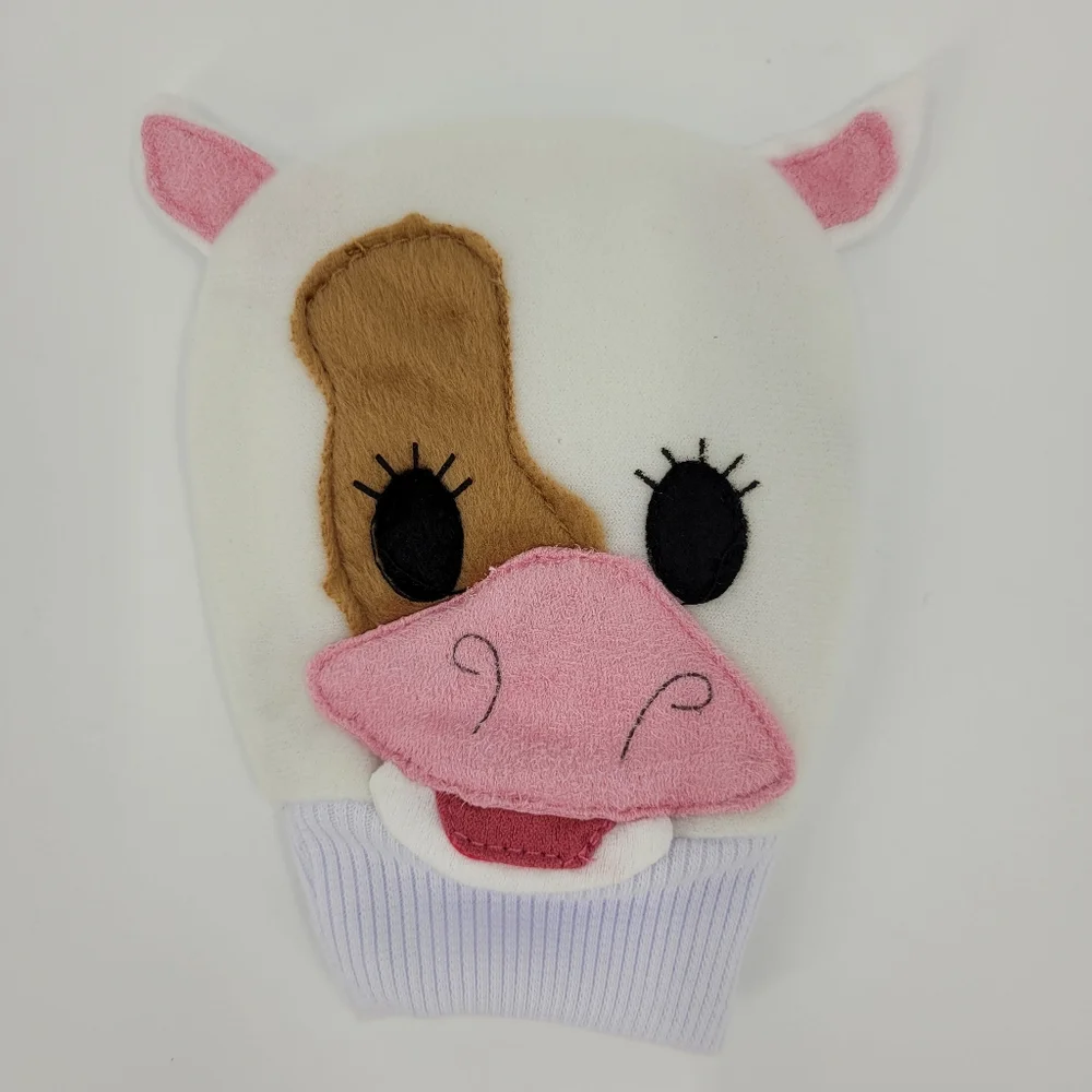 Excellerations Farm Hand Puppets Set Of 3 Pig Cow Duck Learning Resource NEW